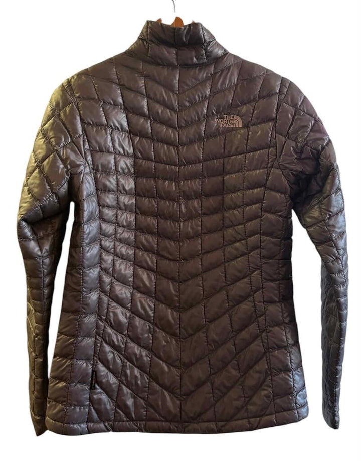 North Face ThermoBall Quilted Jacket In Grey - Size Small