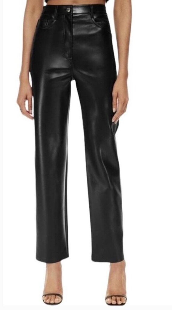 Wilfred Melina Leather Pants In Black - Size 4