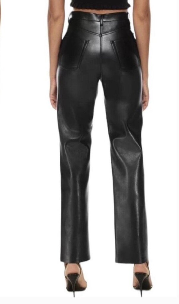 Wilfred Melina Leather Pants In Black - Size 4