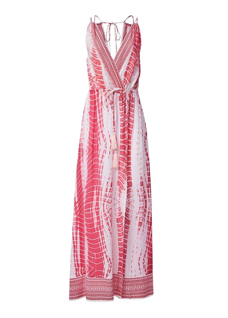 Venus Maxi Cover-Up Dress in Pink Tie Dye - Size Small