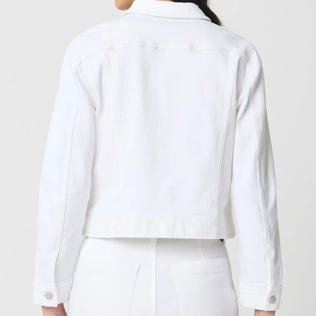 J Crew Classic Denim Jacket In White - Size XXS