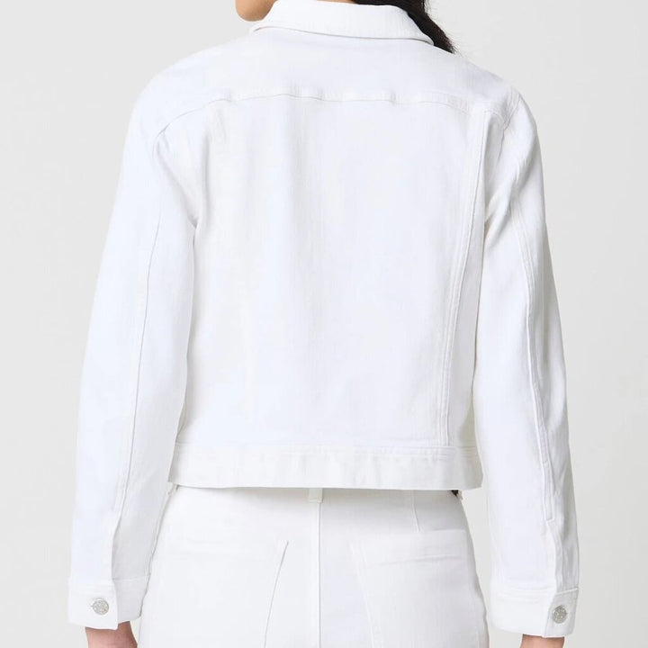 J Crew Classic Denim Jacket In White - Size XXS