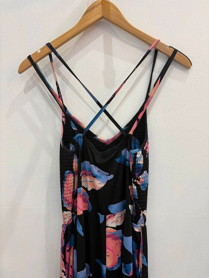 Venus Floral Wide Leg Jumpsuit - Size Medium