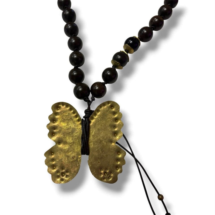 Jan Barboglio NWT La Monarca Blessing Beaded Necklace (Retails for $240)