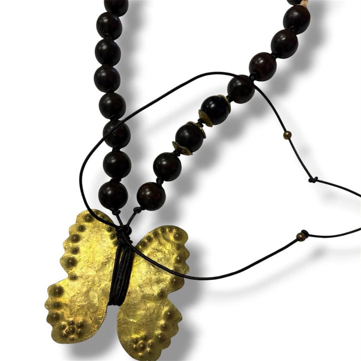 Jan Barboglio NWT La Monarca Blessing Beaded Necklace (Retails for $240)