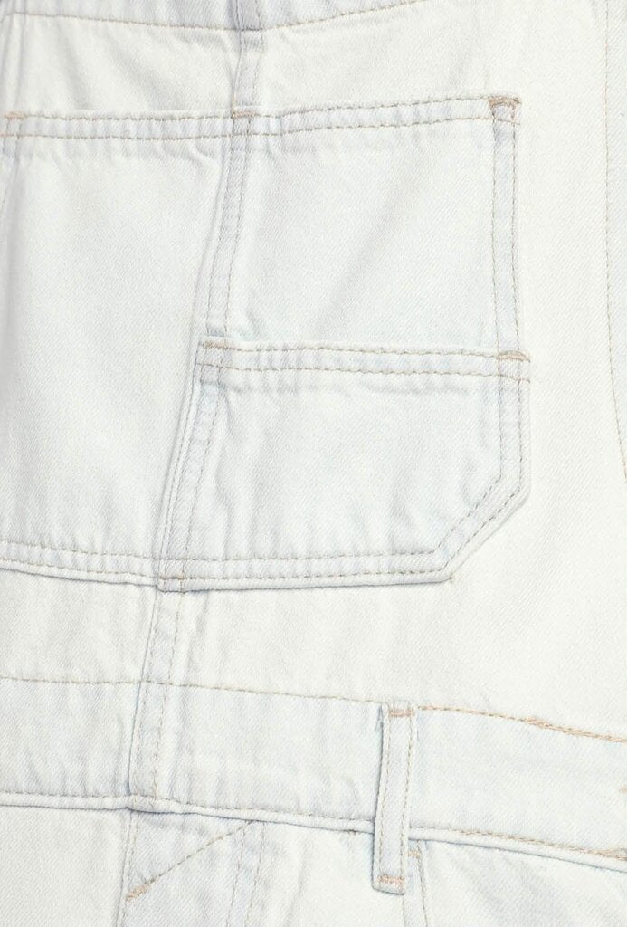 Free People Ziggy Denim Light Wash Overalls - Size XS