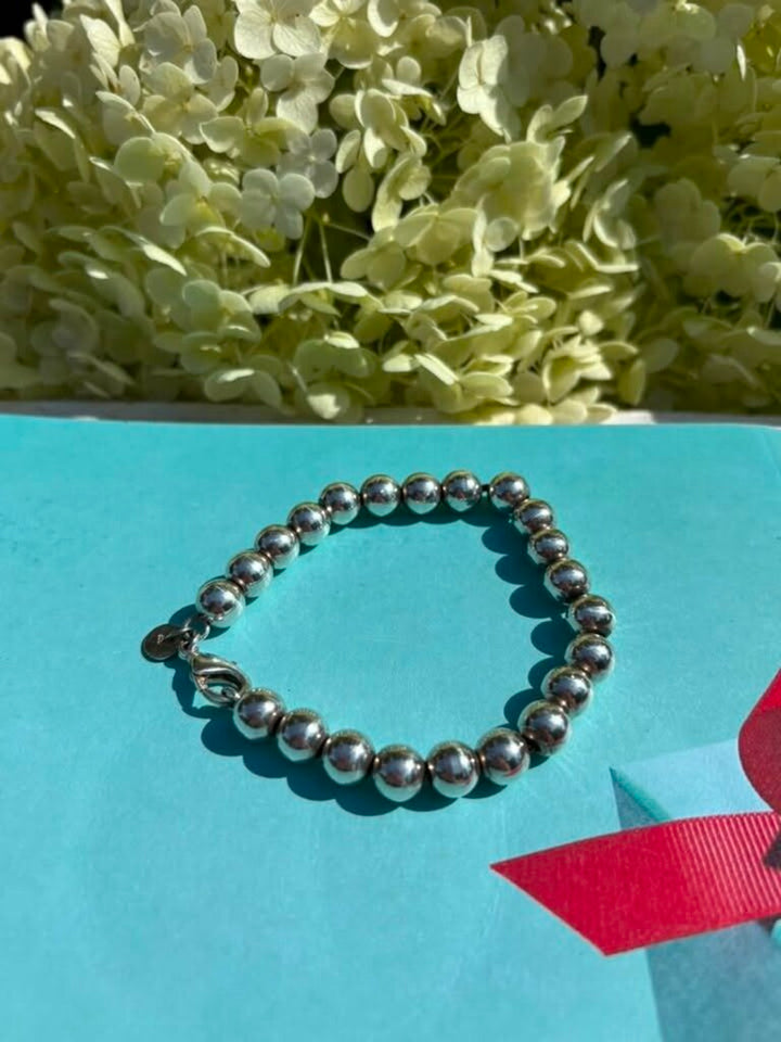 Tiffany & Co. Sterling Silver Ball Bracelet