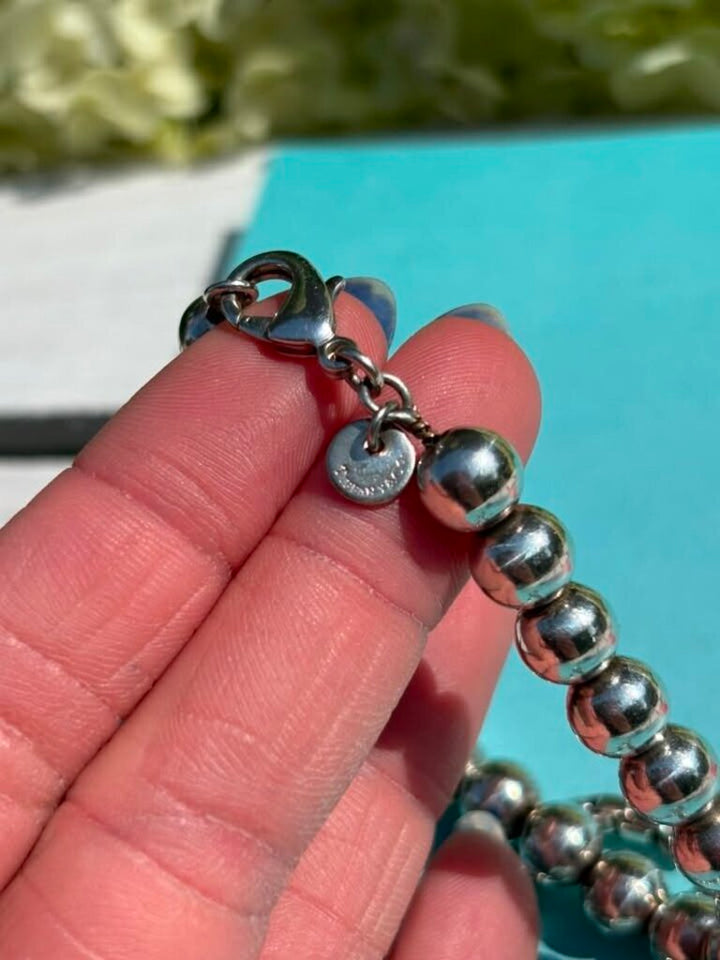 Tiffany & Co. Sterling Silver Ball Bracelet