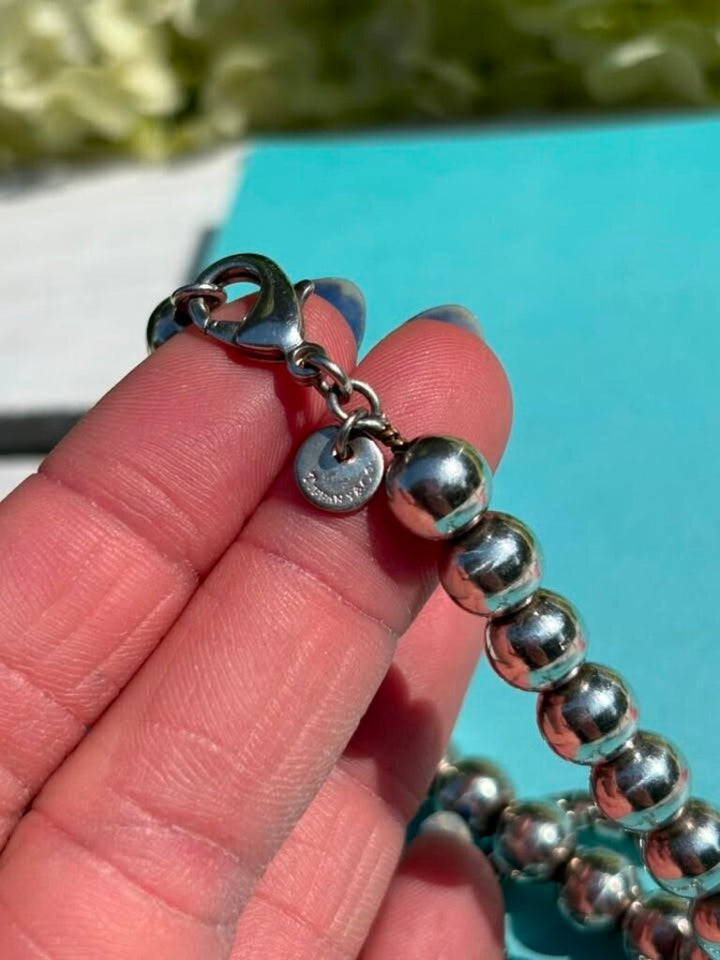 Tiffany & Co. Sterling Silver Ball Bracelet