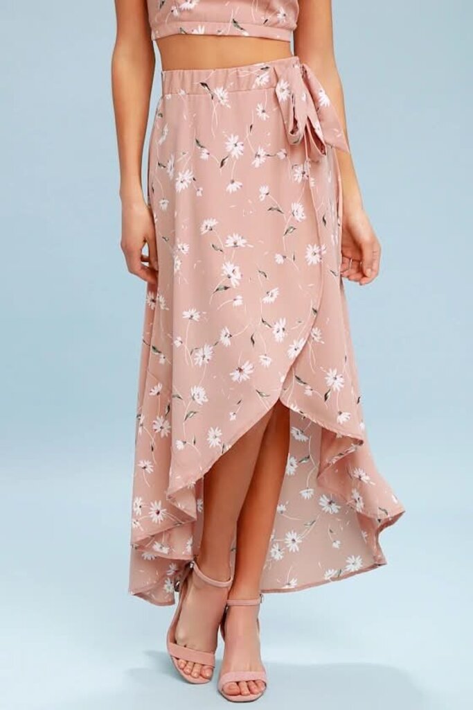 PPLA Sophia Floral Wrap Skirt - Size Medium