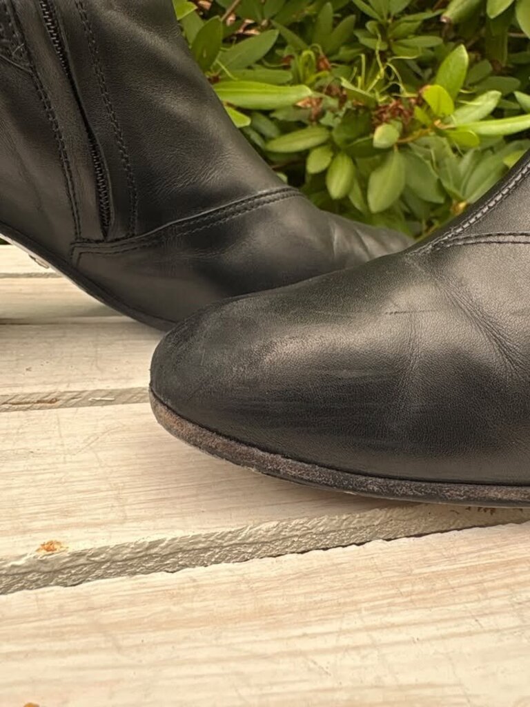 Gucci Dionysus Leather Riding Boots - Size 38