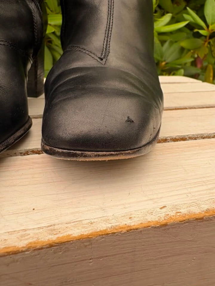 Gucci Dionysus Leather Riding Boots - Size 38
