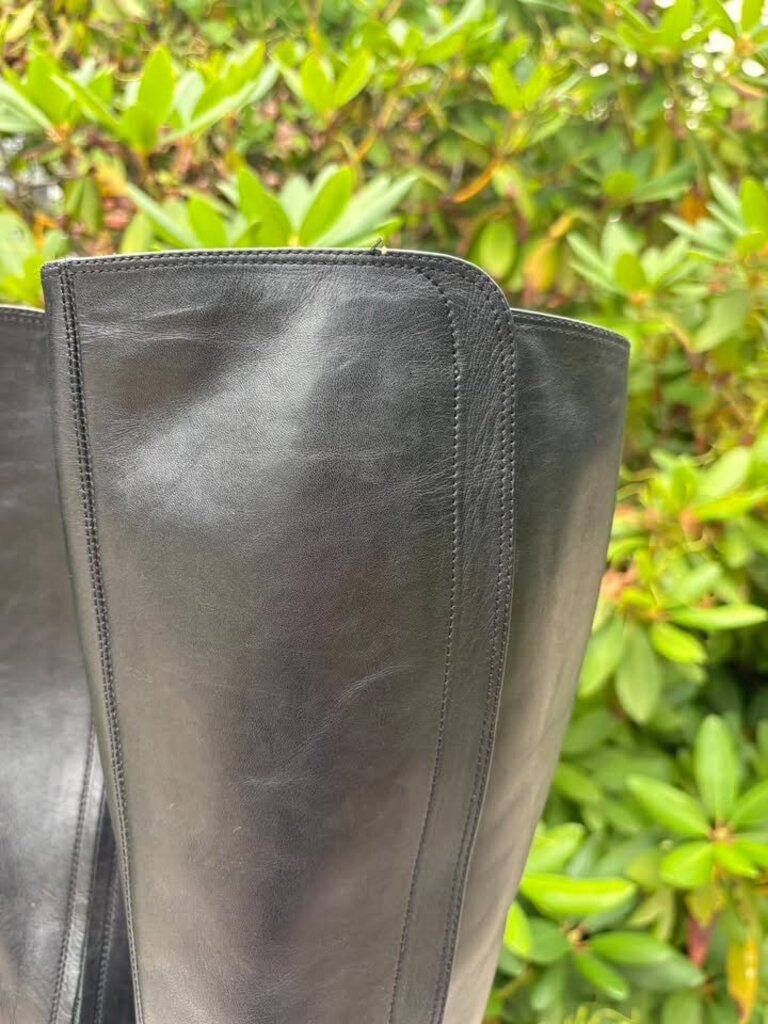 Gucci Dionysus Leather Riding Boots - Size 38