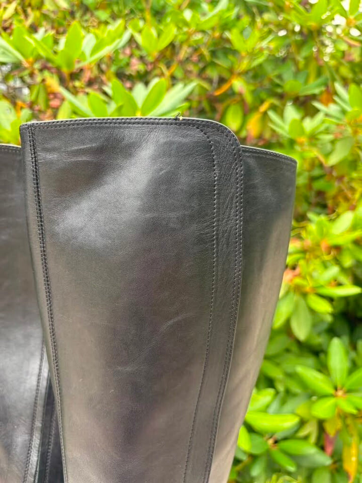 Gucci Dionysus Leather Riding Boots - Size 38