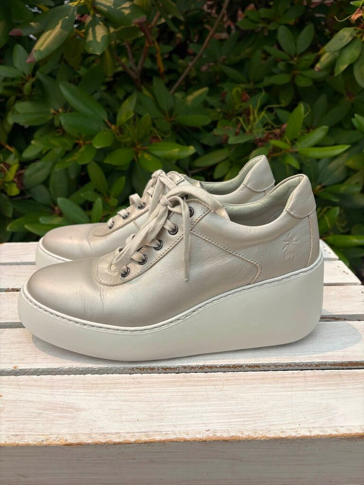 Fly London Dipo Wedge Sneakers - Size 39