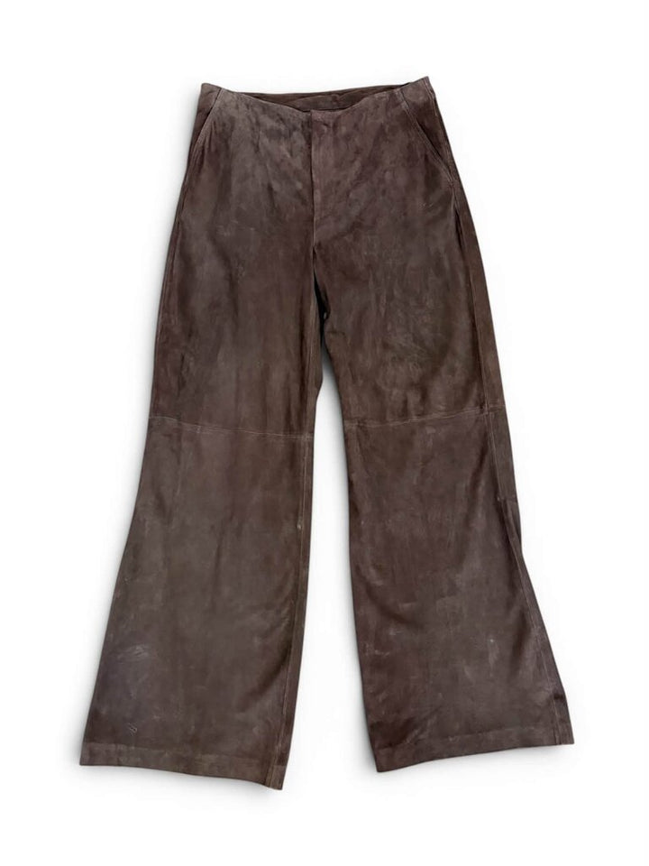 Bod & Christensen Suede Flare Pants - Size 10