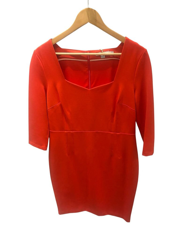 Boden Sweetheart Midi Dress Red- Size 10P