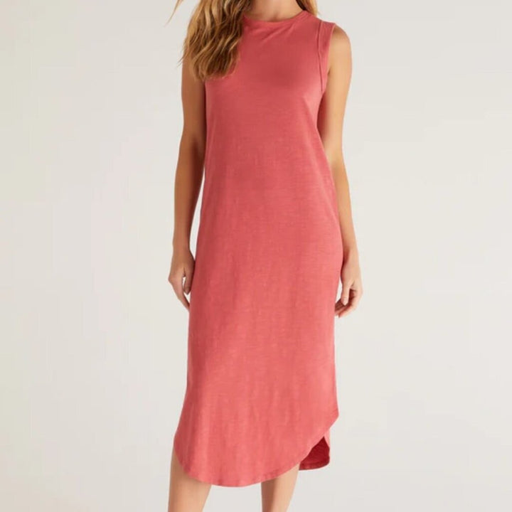 Z Supply Maxi Tank Dress Red- Size XS