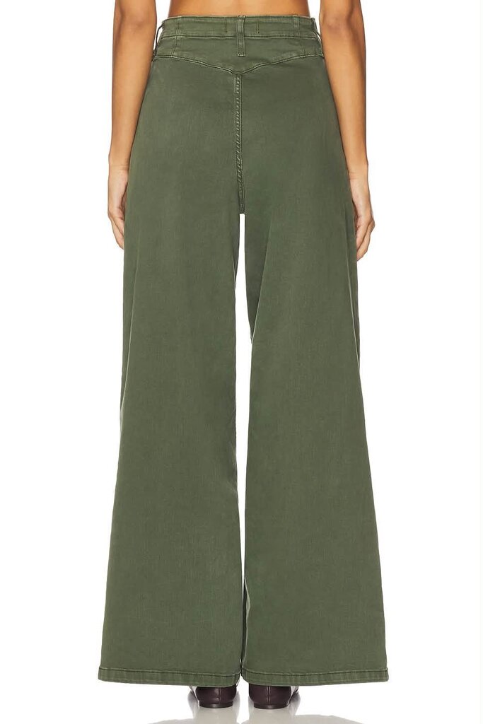 Free People Libre Wide Leg Pants in Thyme - Size Small