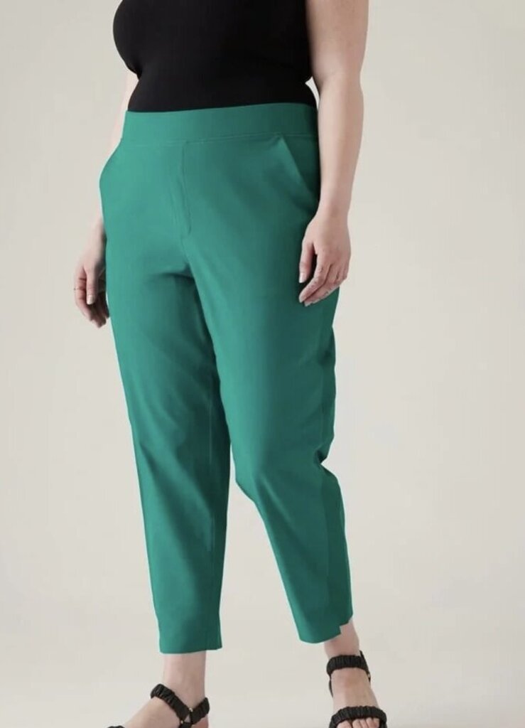 Athleta Brooklyn Ankle Pants In Green - Size 4 (Retails for $99)