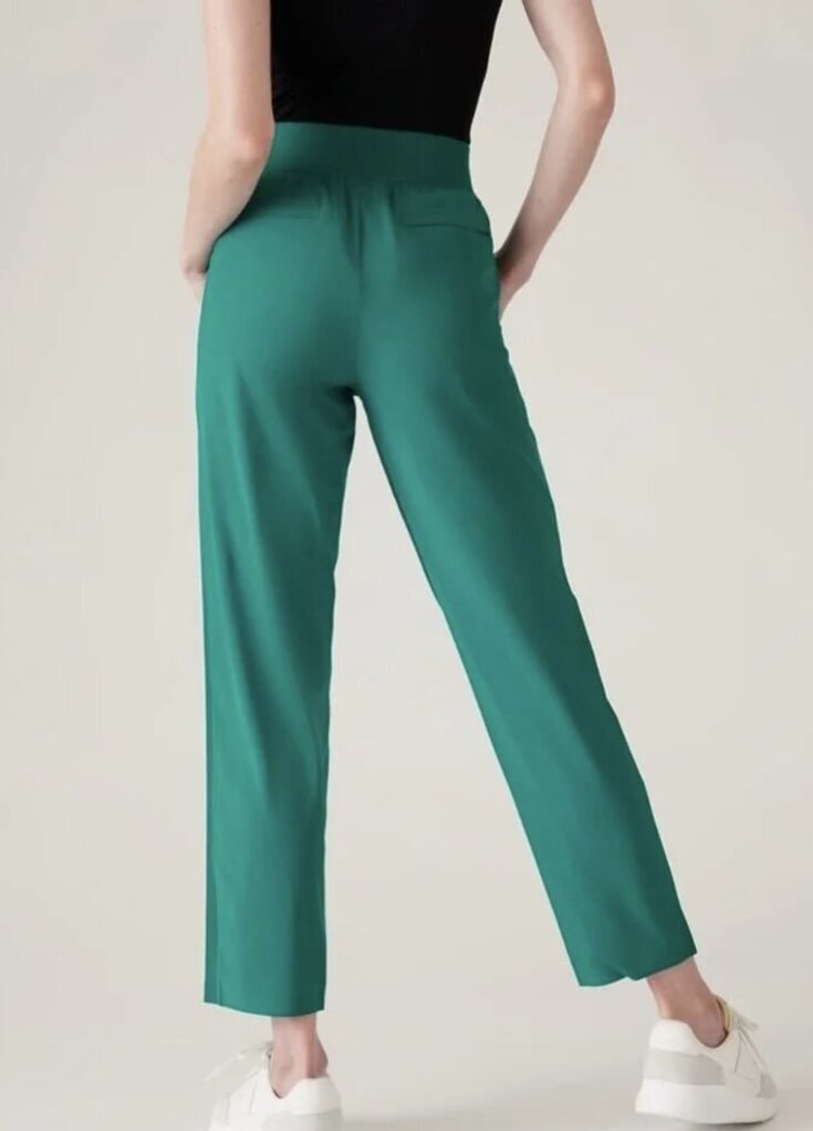 Athleta Brooklyn Ankle Pants In Green - Size 4 (Retails for $99)