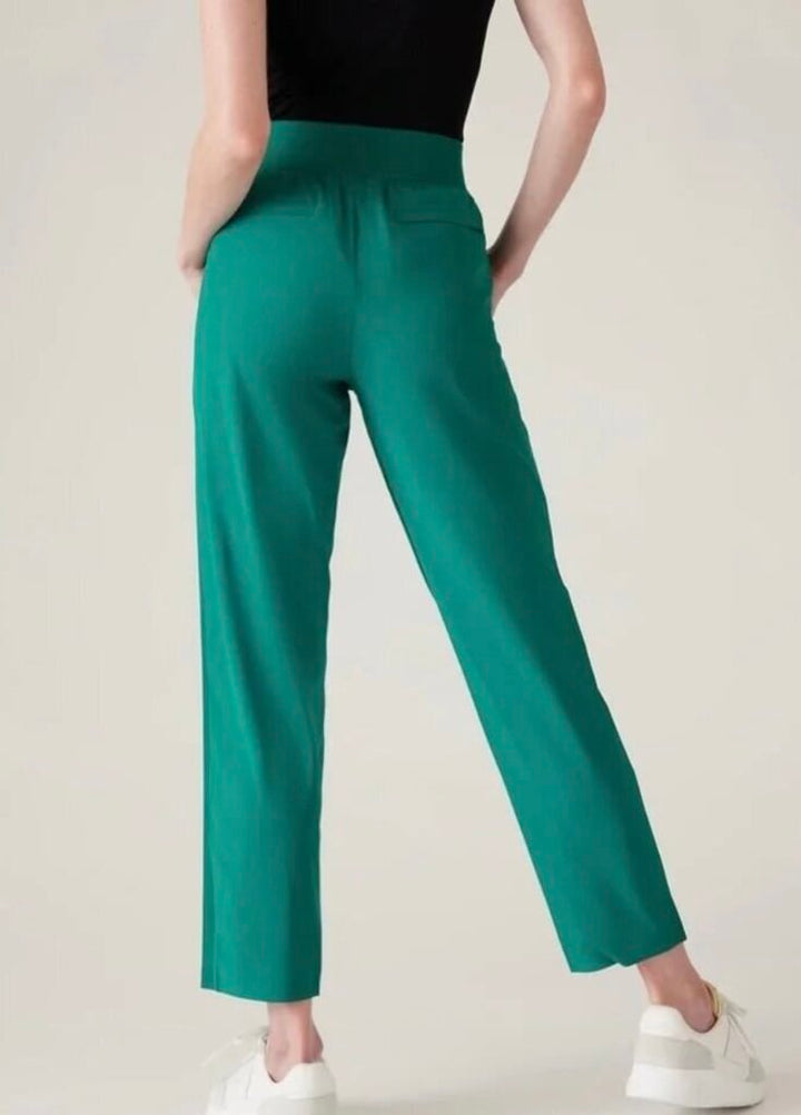 Athleta Brooklyn Ankle Pants In Green - Size 4 (Retails for $99)