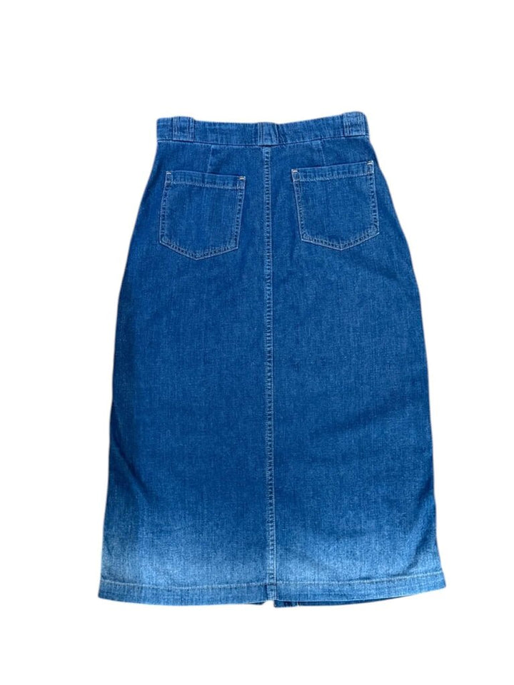 Adriano Goldschmied Thea Calf Length Jean Skirt - Size 27