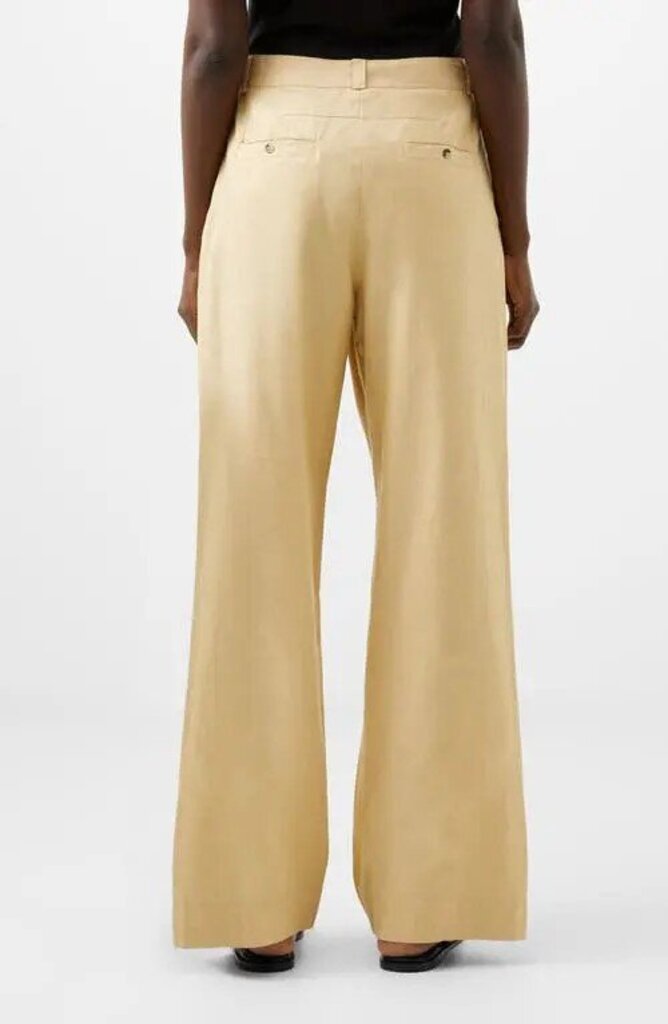 French Connection NWT Alania City Pleat Wide Leg Pants - Size 4 (Retails for $118)