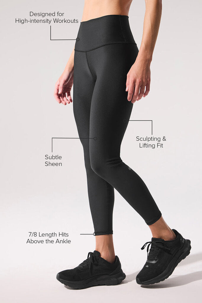 Alo 7/8 High-Waist Airlift Leggings - Size Medium