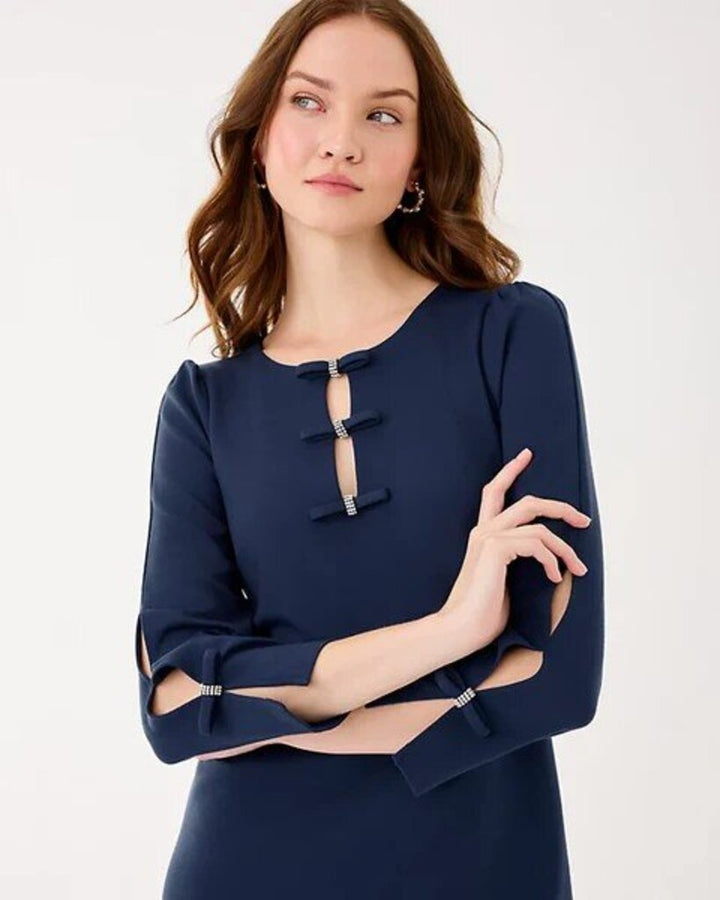 Lilly Pulitzer NWT Leyland Shift Dress in Low Tide Navy - Size 4 (Retails for $198)