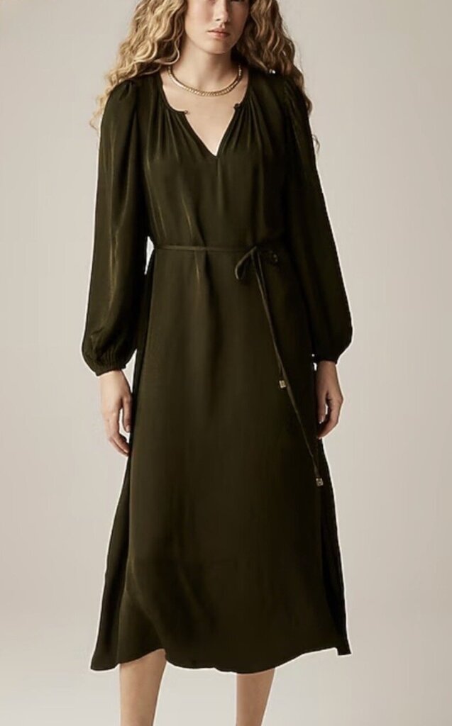 J.Crew NWT Drapey Tie Waist Dress