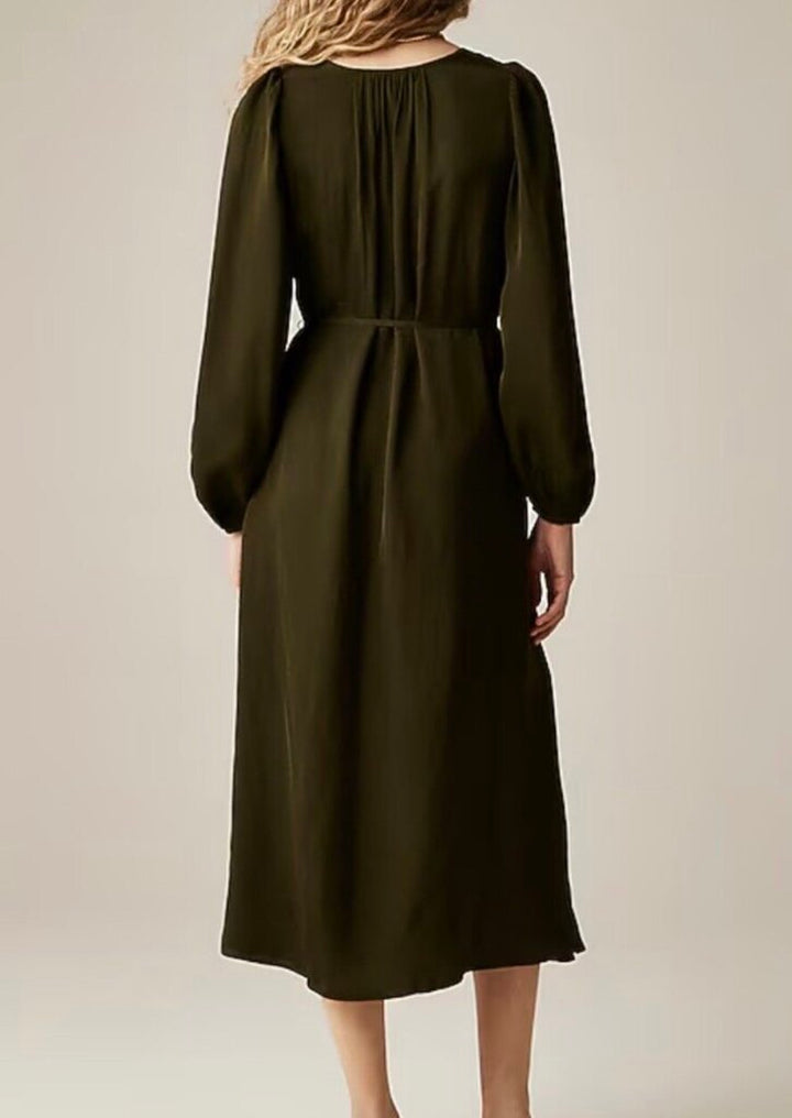 J.Crew NWT Drapey Tie Waist Dress