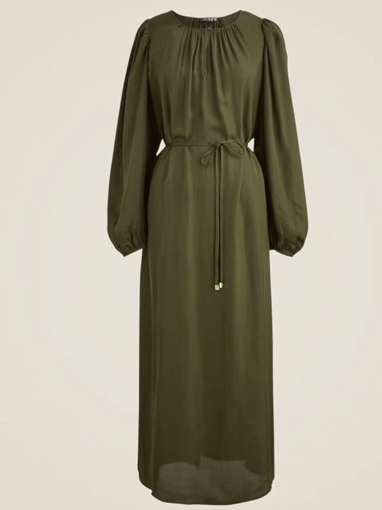 J.Crew NWT Drapey Tie Waist Dress
