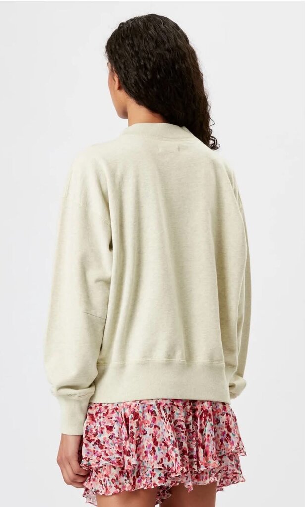 Isabel Marant Etoile Moby Sweatshirt In Light Yellow/Powder - Size 40 ( US 8 )