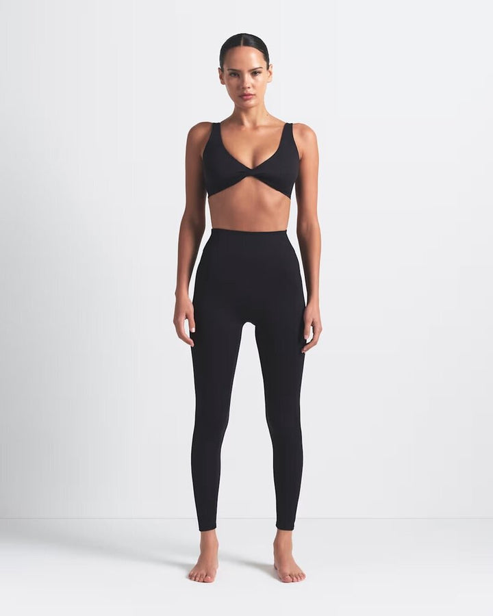Skims High Rise Leggings In Black - Size Medium (Retails for $118)