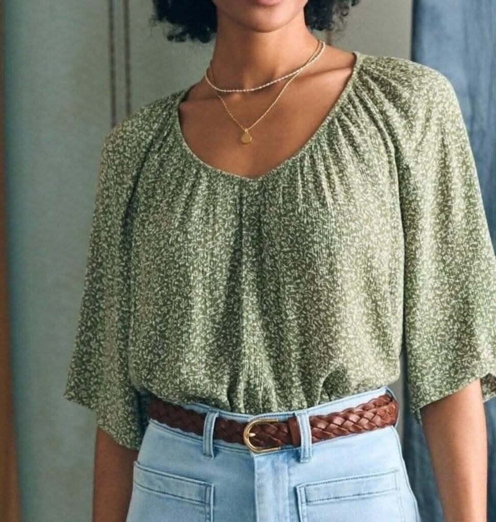 Faherty Amira Blouse - Size Small