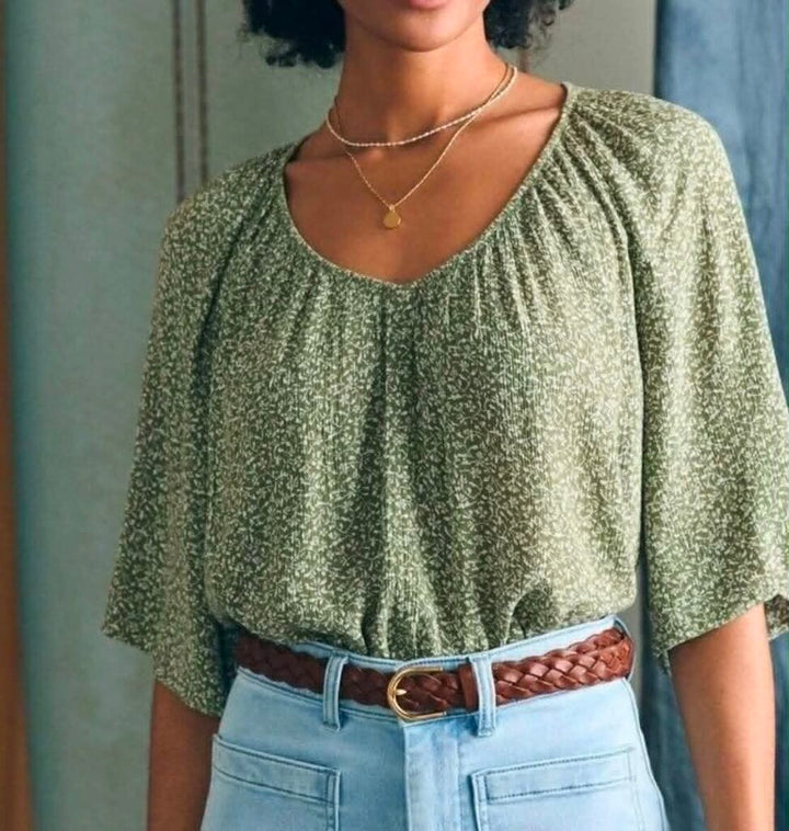 Faherty Amira Blouse - Size Small