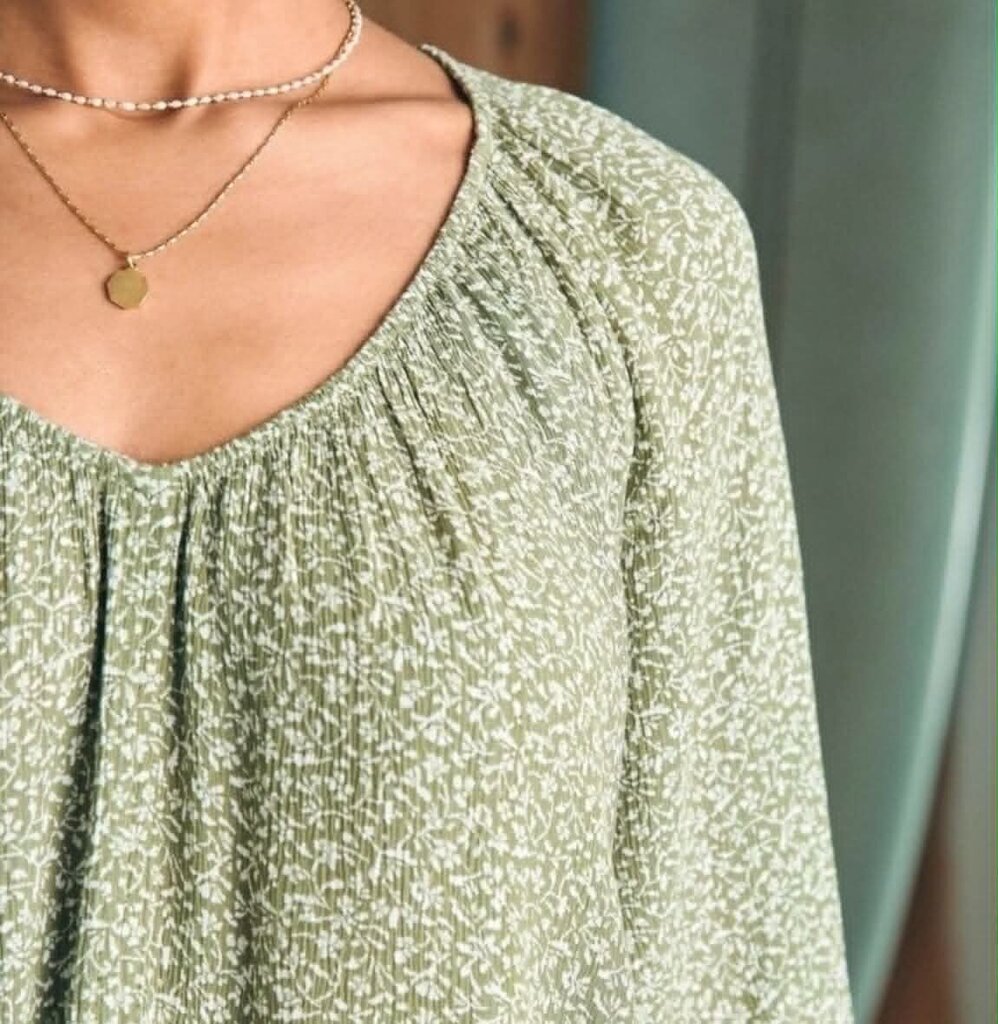 Faherty Amira Blouse - Size Small