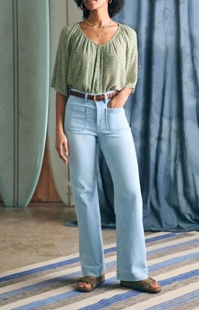 Faherty Amira Blouse - Size Small