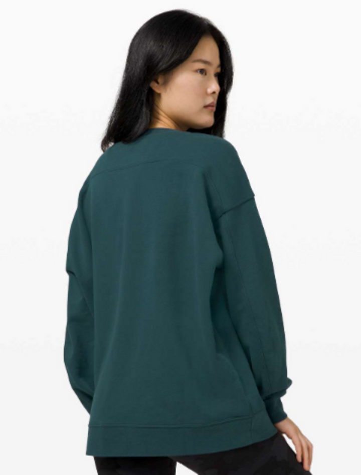 Lululemon Perfectly Oversized Crew In Submarine - Size XL (Retails for $108)