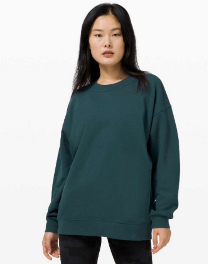Lululemon Perfectly Oversized Crew In Submarine - Size XL (Retails for $108)