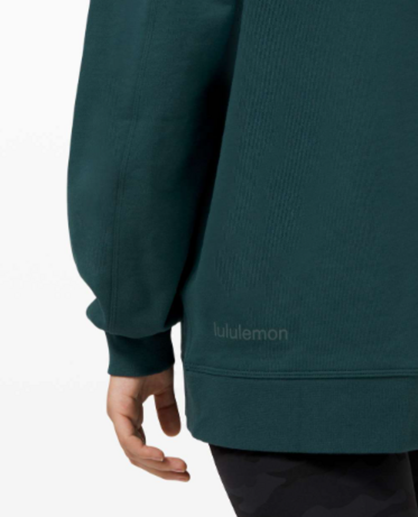 Lululemon Perfectly Oversized Crew In Submarine - Size XL (Retails for $108)
