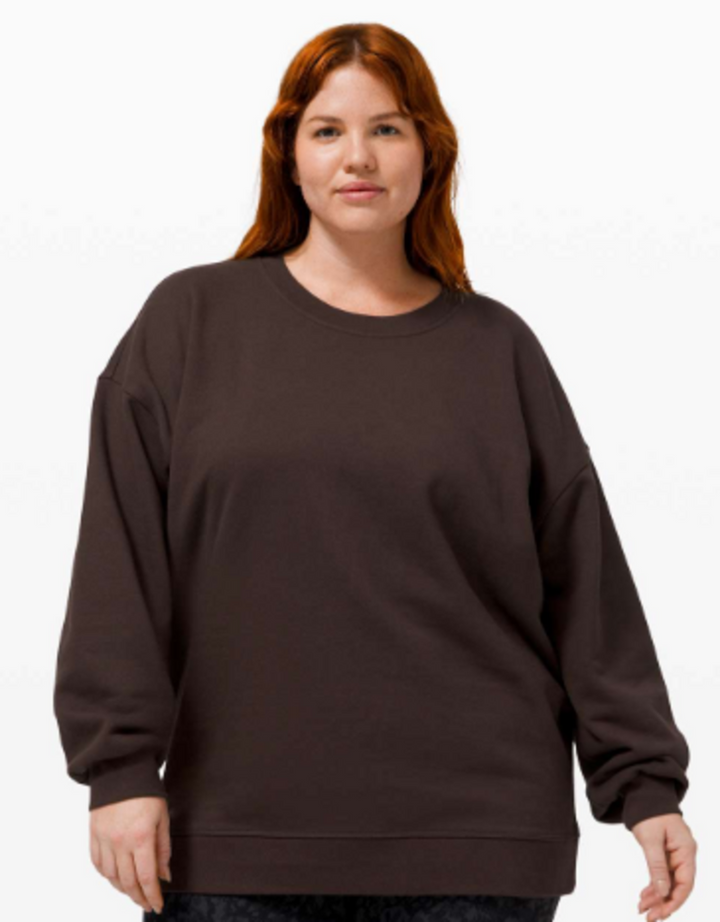 Lululemon Perfectly Oversized Crew In French Press - Size XL (Retails for $108)