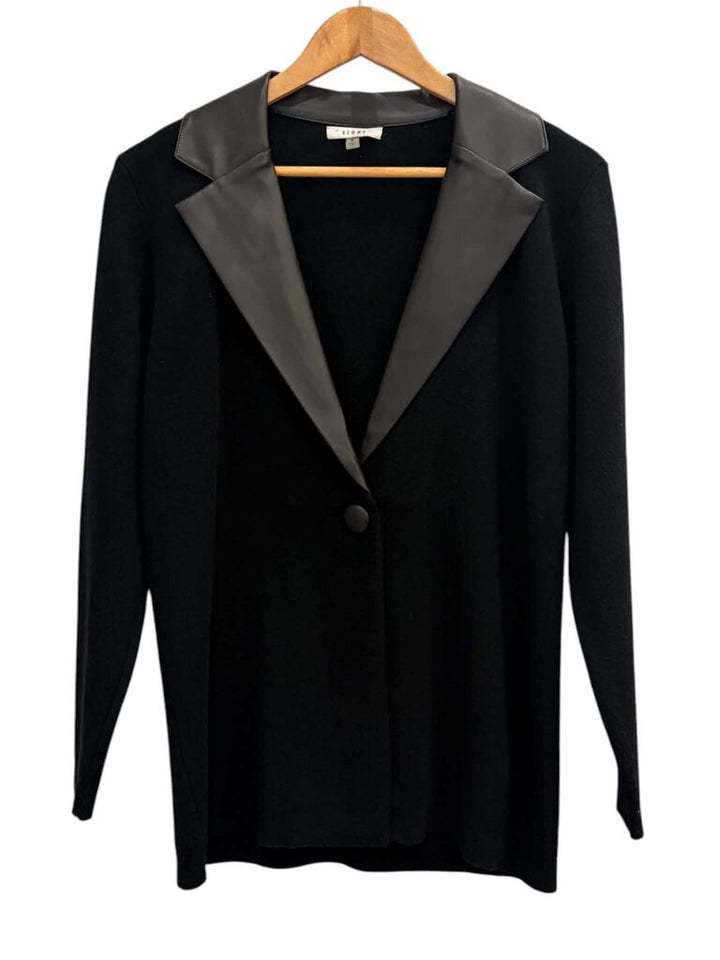 Sioni Knit Button Front Blazer - Size Small