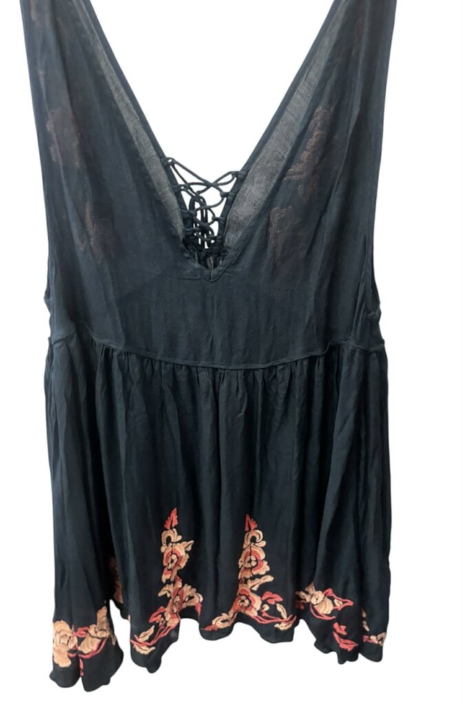 Free People Embroidered Aida Slip Dress