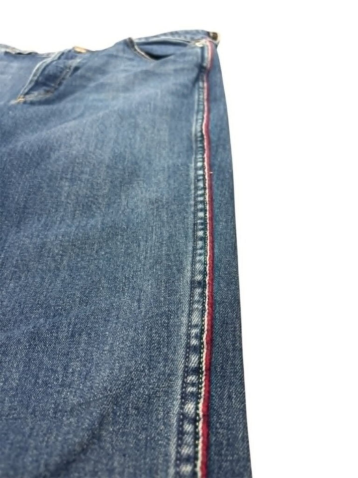 AMO Babe High Rise Straight Ankle Jeans
