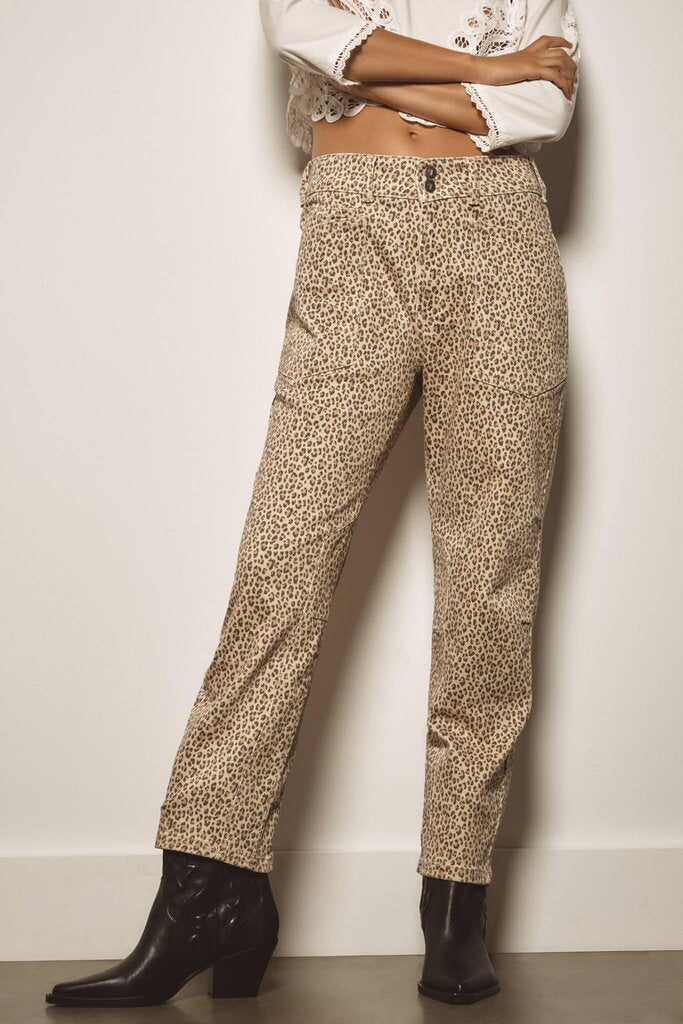 Pilcro The Wanderer Mid-Rise Relaxed Leg Pants - Size 28