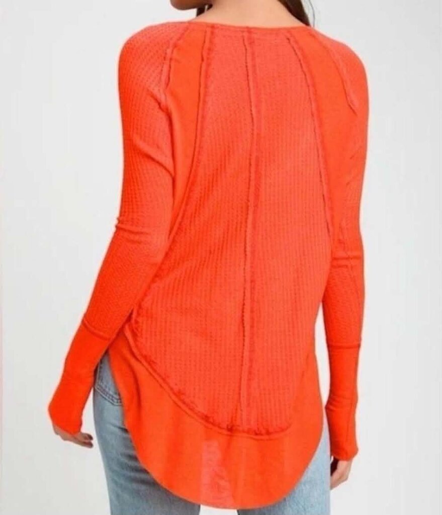 Free People We The Free Tunic In Orange - Size Large