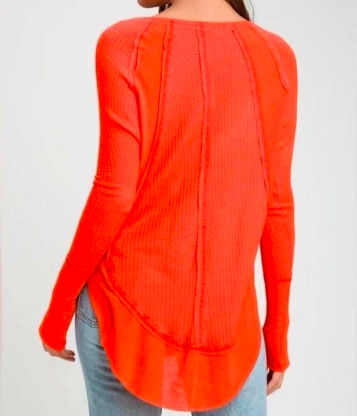 Free People We The Free Tunic In Orange - Size Large
