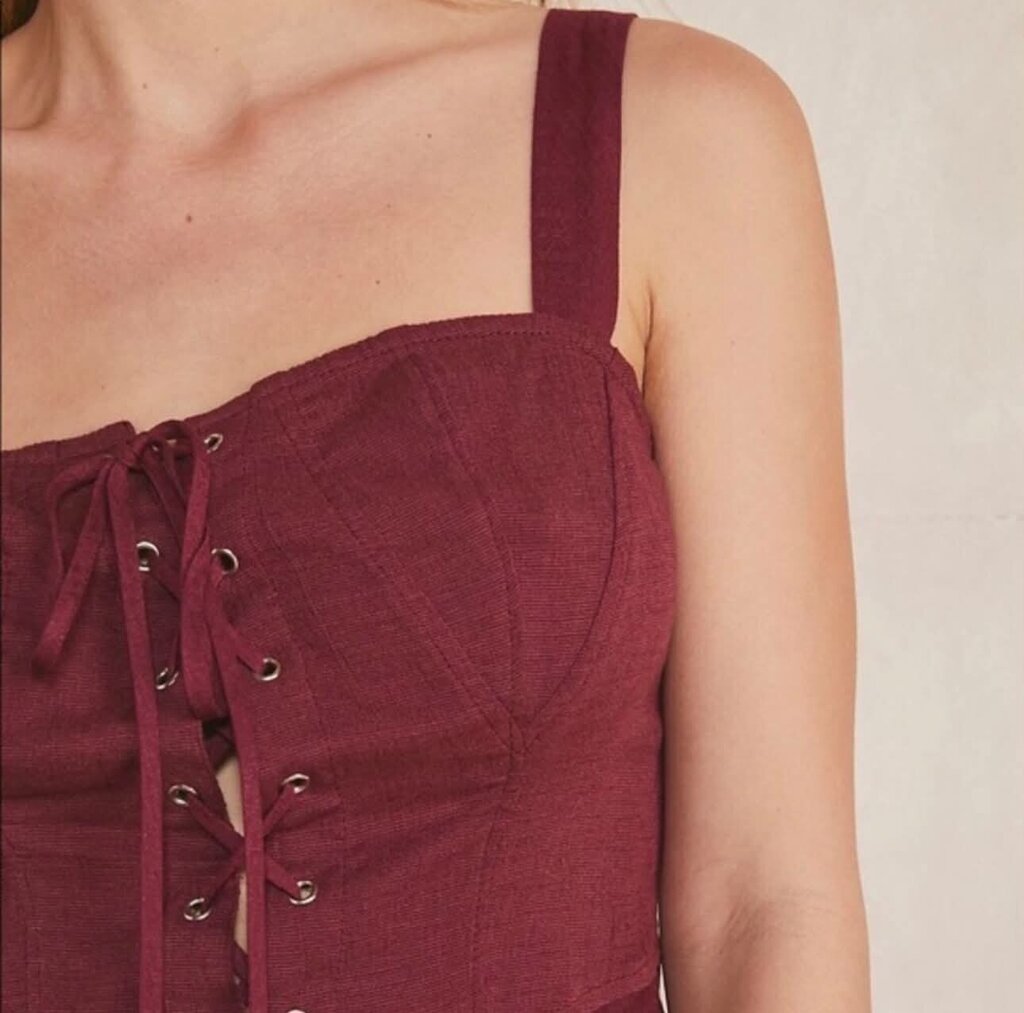 Free People Not A Chance Corset Dress NWT - Size Large